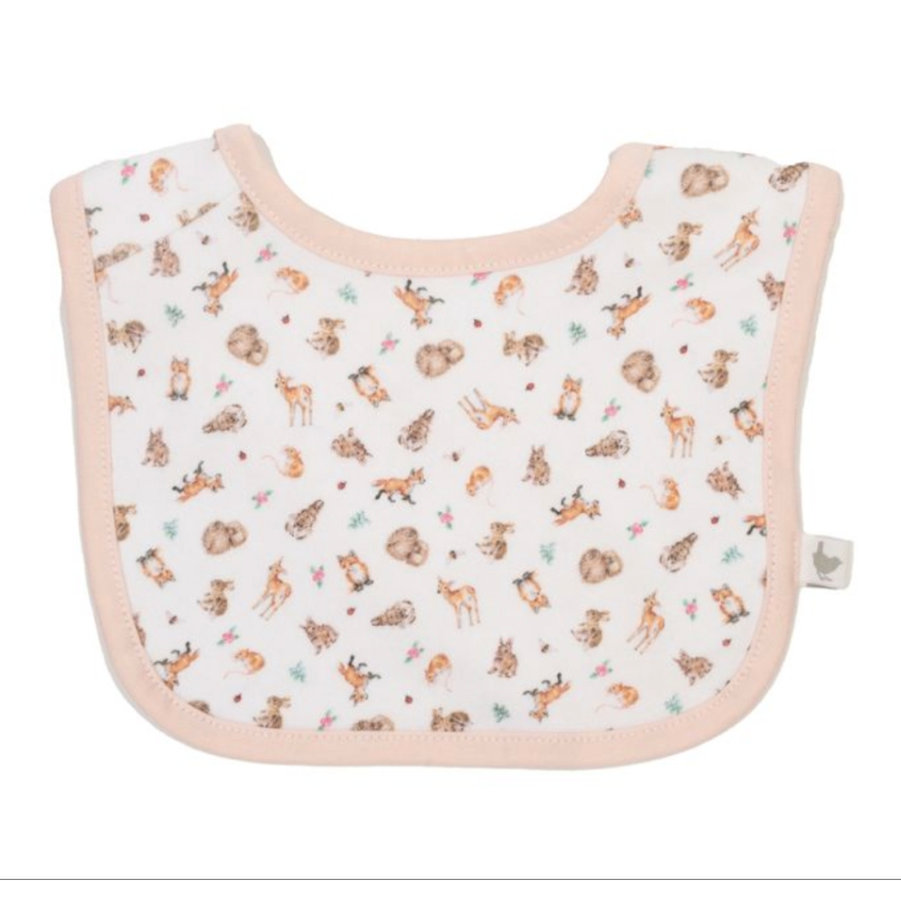 Wrendale Designs 'Little Forest' Woodland Animal Bib Gift Set, 2 Pack Of Bibs