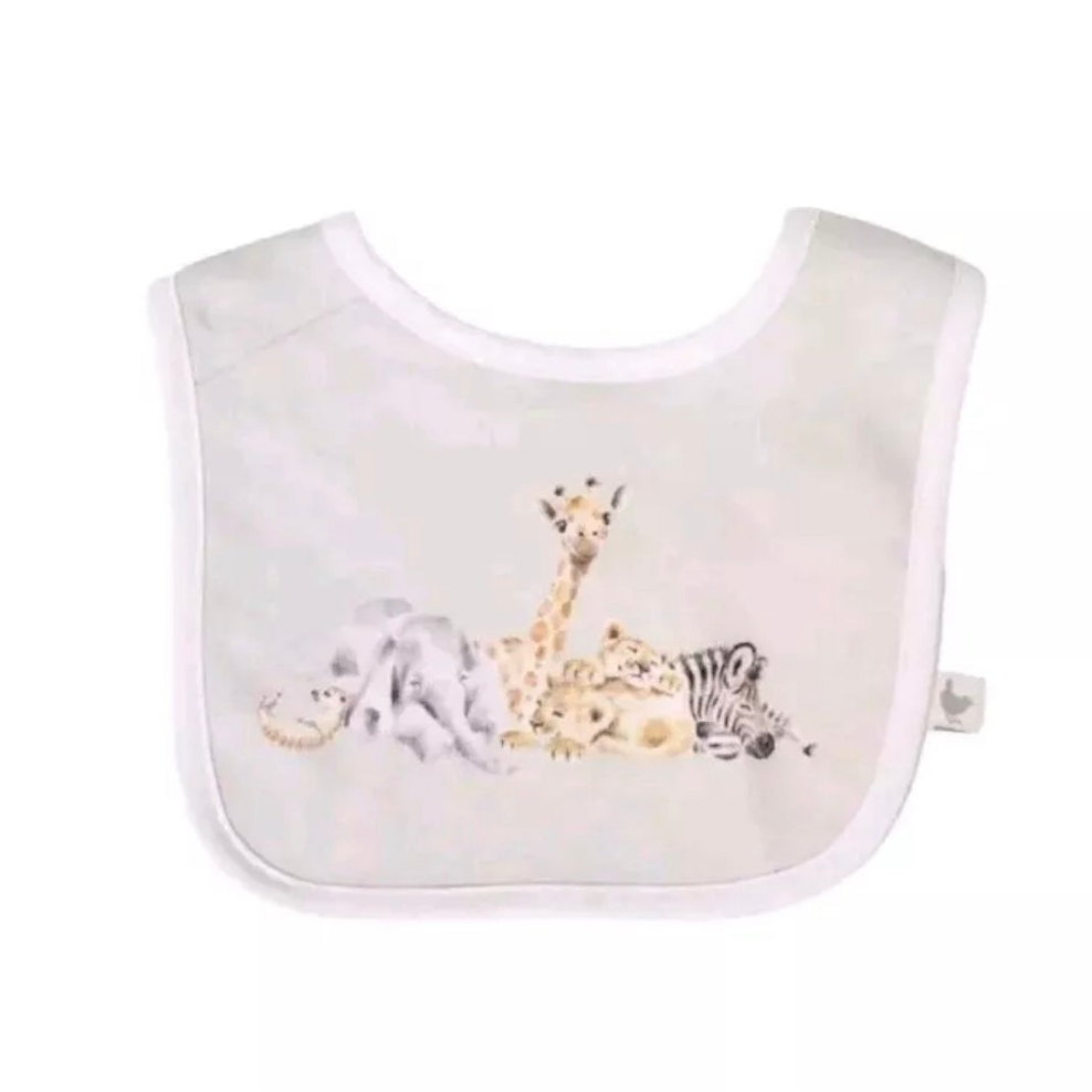 Wrendale Designs 'Little Savannah' African Animals Bib Gift Set. 2 Pack Of Bibs