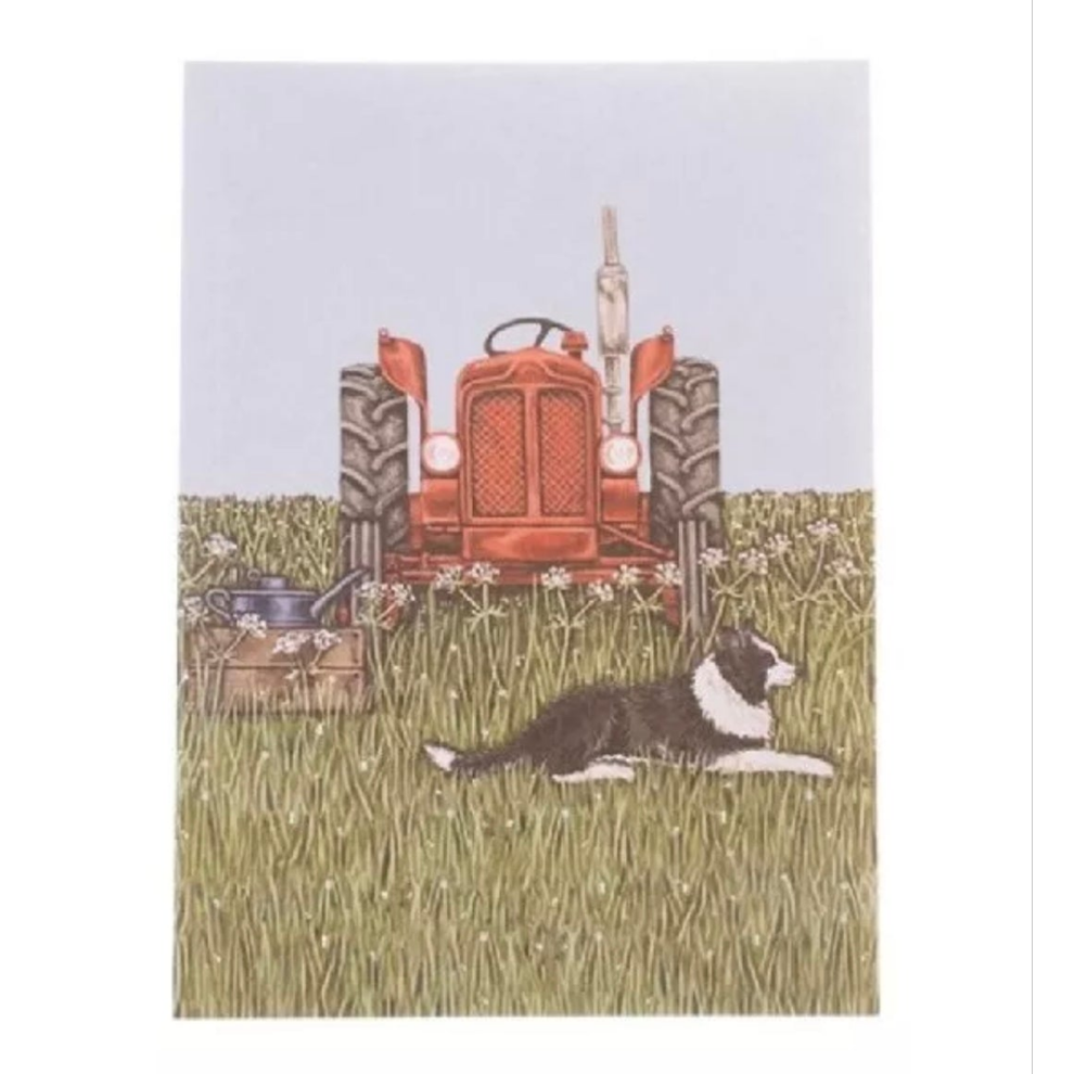 Sally Swannell A6 Notebook Pad. 'Tractor' Design Pad