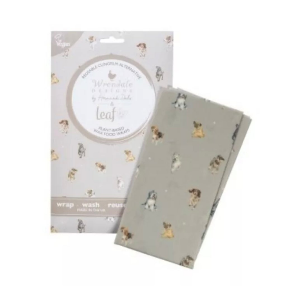 Wrendale Designs Vegan Wax Food Wraps. Dog Design.