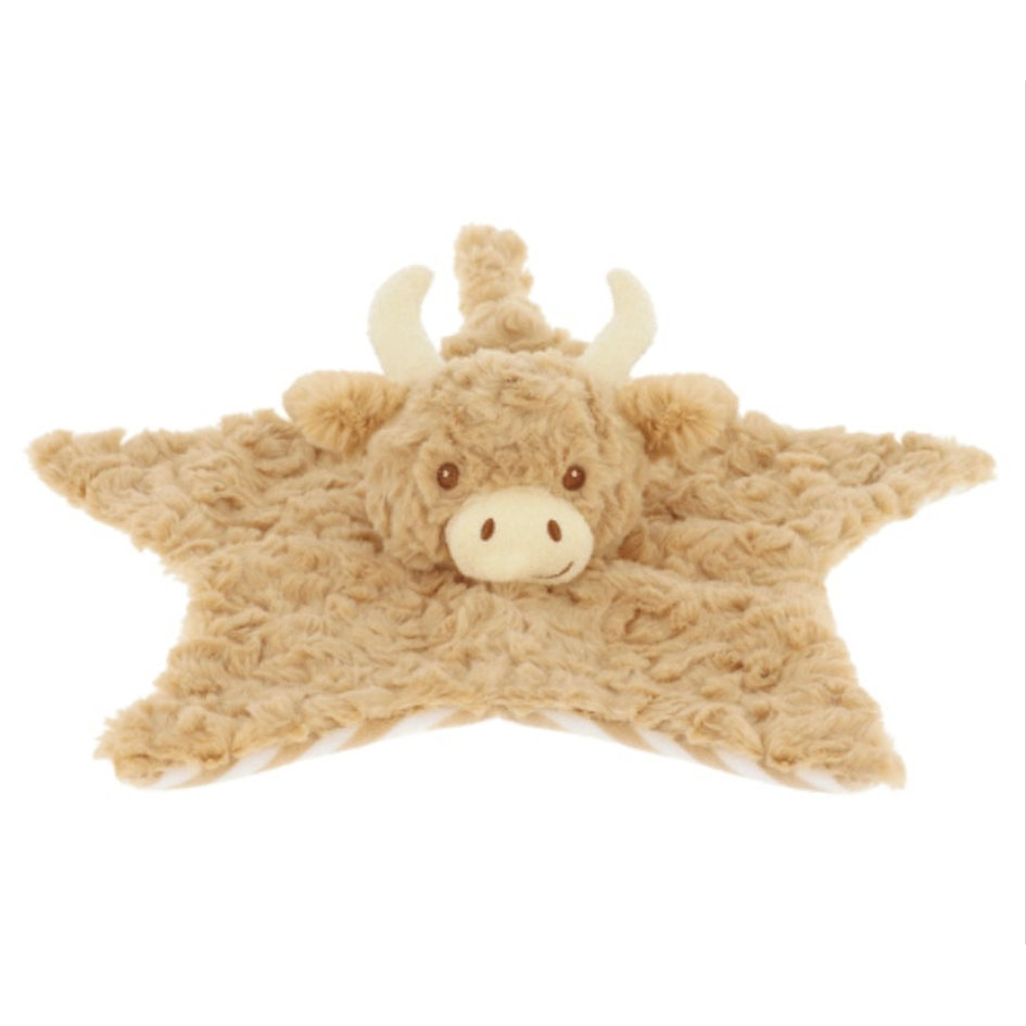 Keel Toys Hamish Highland Cow Comforter Blanket 32cm