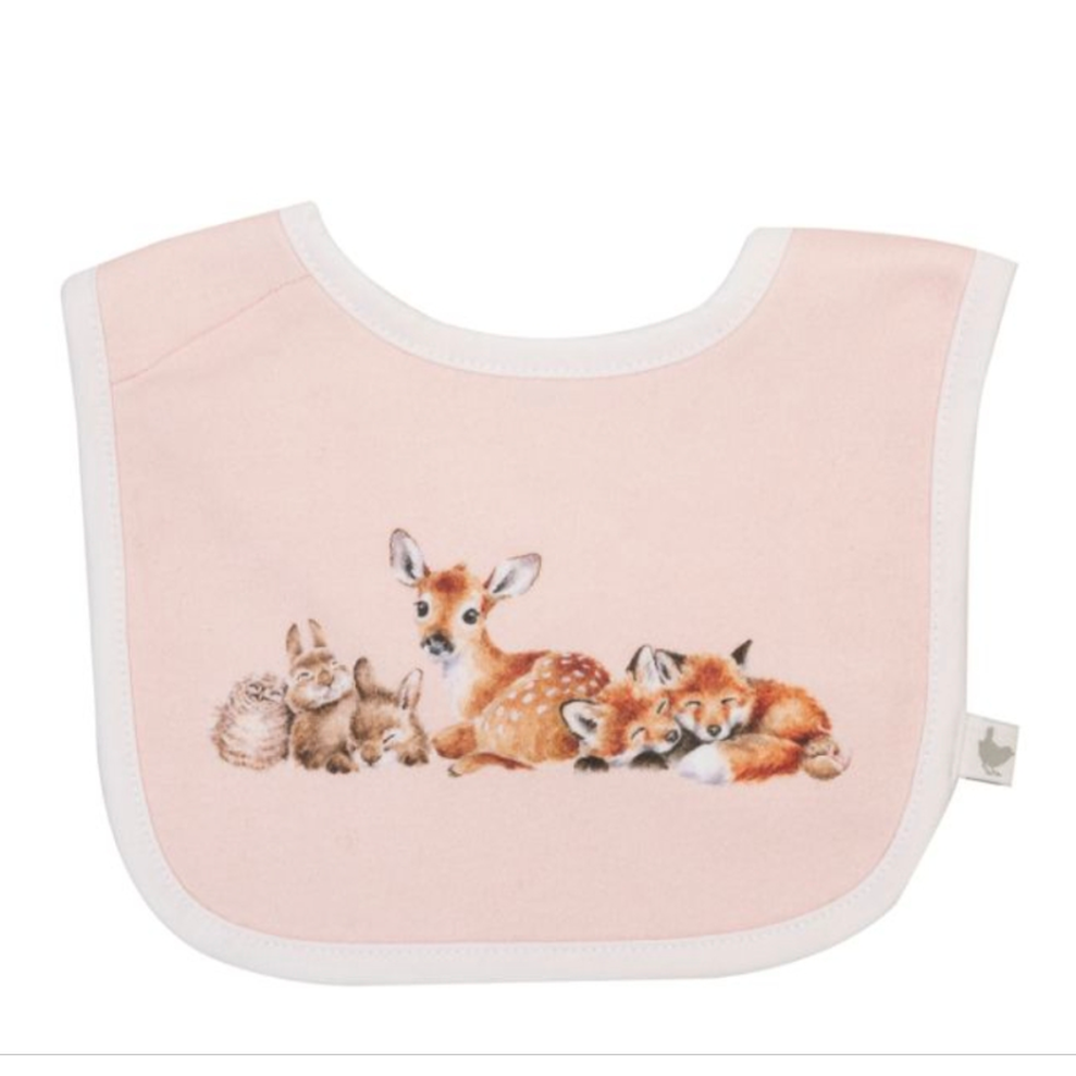 Wrendale Designs 'Little Forest' Woodland Animal Bib Gift Set, 2 Pack Of Bibs