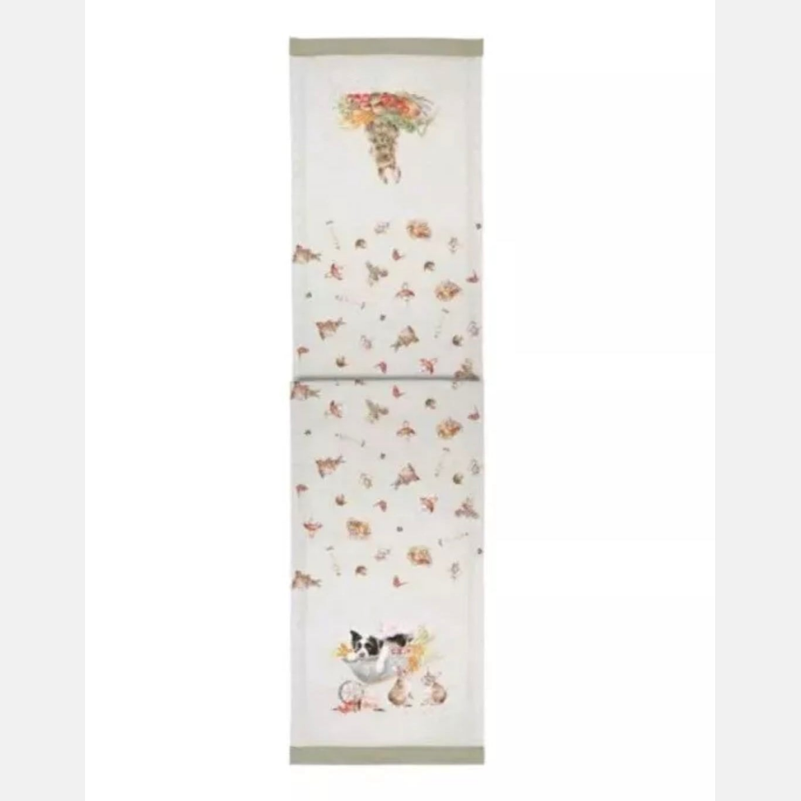Wrendale Designs 'Garden Friends' Animal Table Runner. Brand New Collection