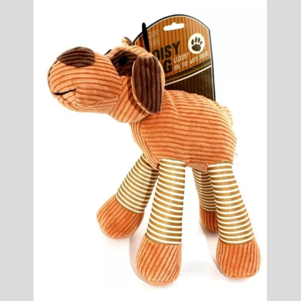 Fun Plush Dog Squeaker Toy, Large