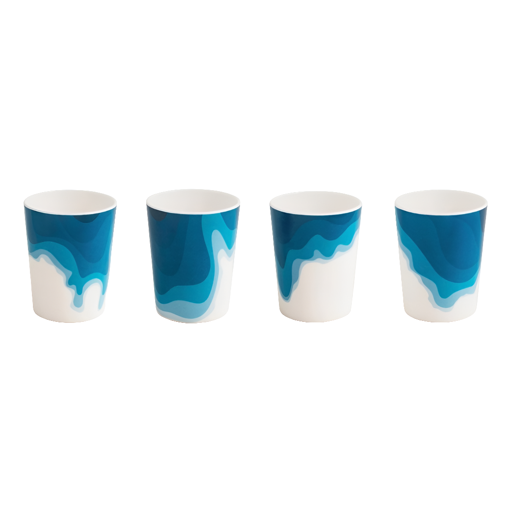 Rick Stein Melamine Tumblers Set of 4. Picnic/ Dinnerware