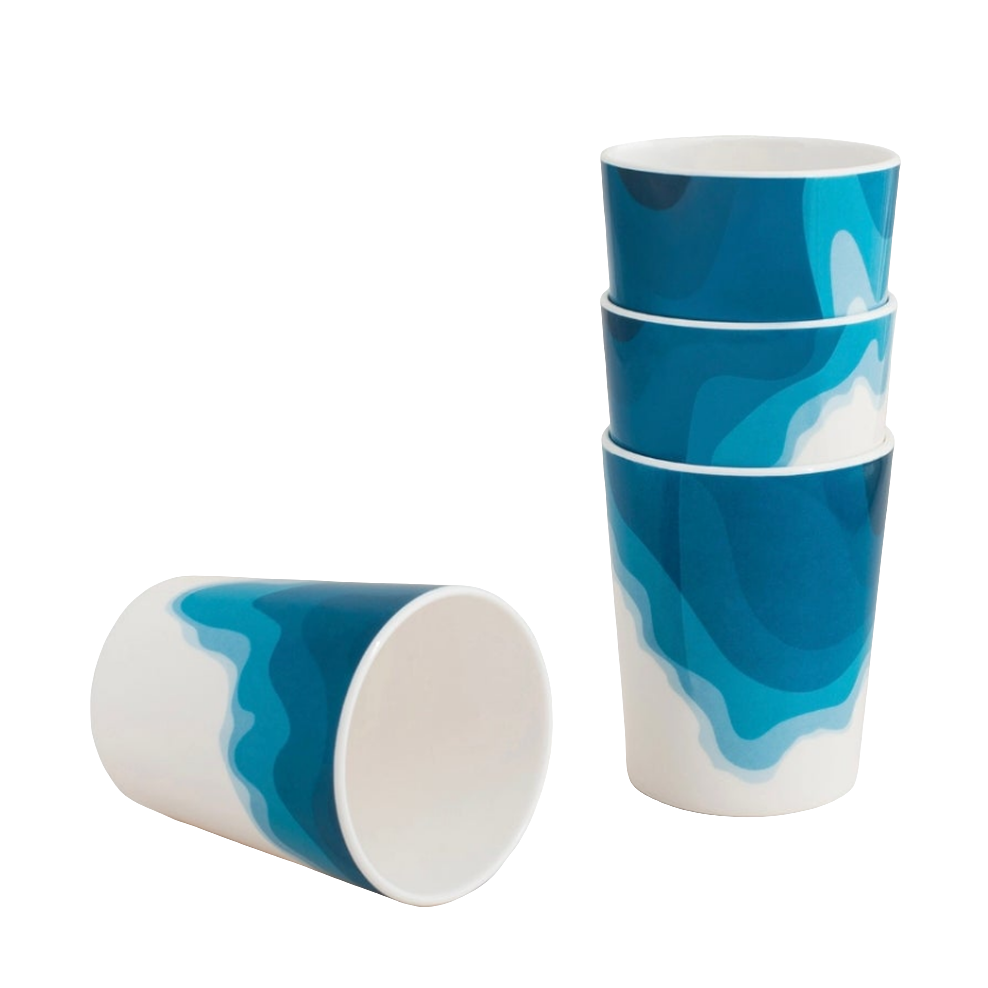 Rick Stein Melamine Tumblers Set of 4. Picnic/ Dinnerware
