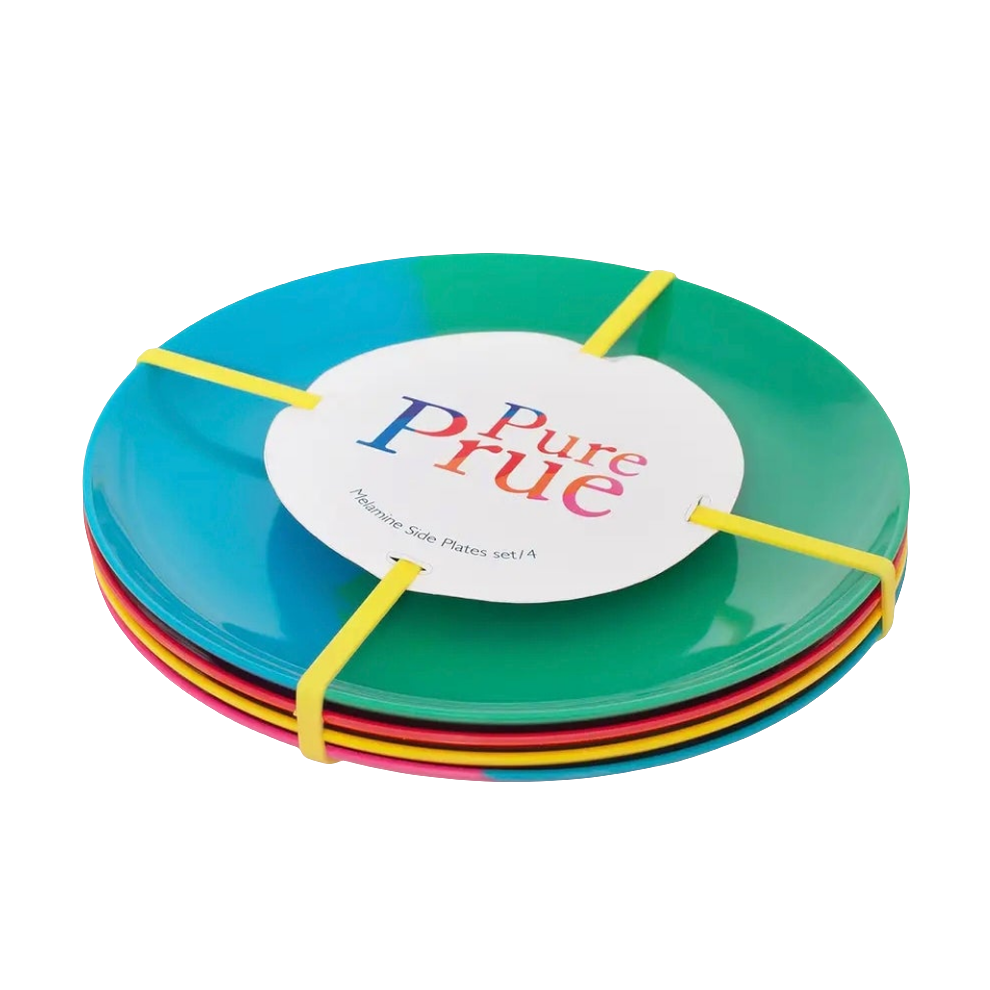 Prue Leith Melamine Side Plates, set of 4
