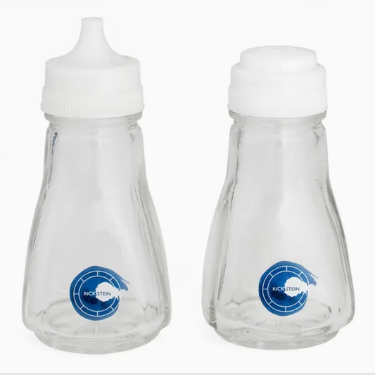 Rick Stein Salt & Pepper Shakers. Clear