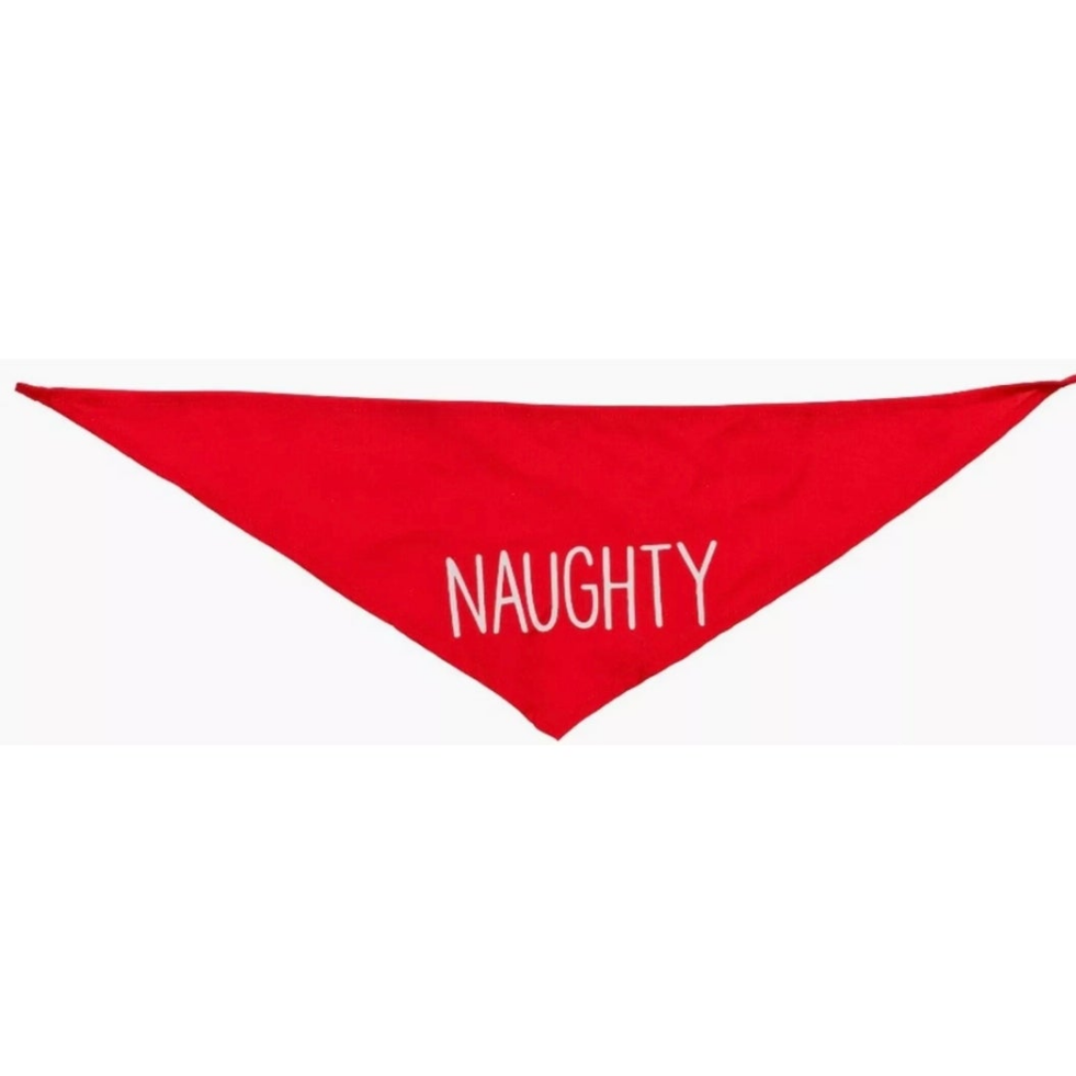 Fun 'Naughty' Dog Bandana, One Size
