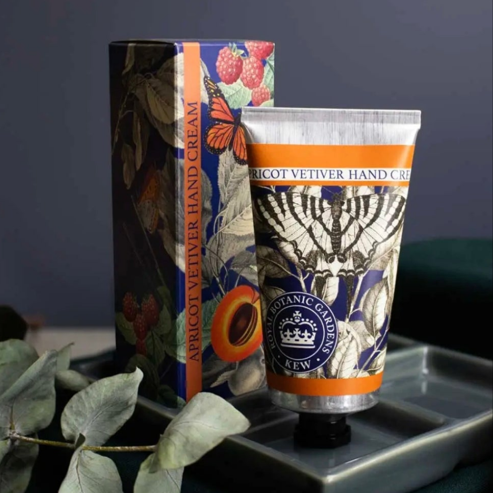 Kew Gardens Royal Botanic Apricot Vetiver Hand Cream