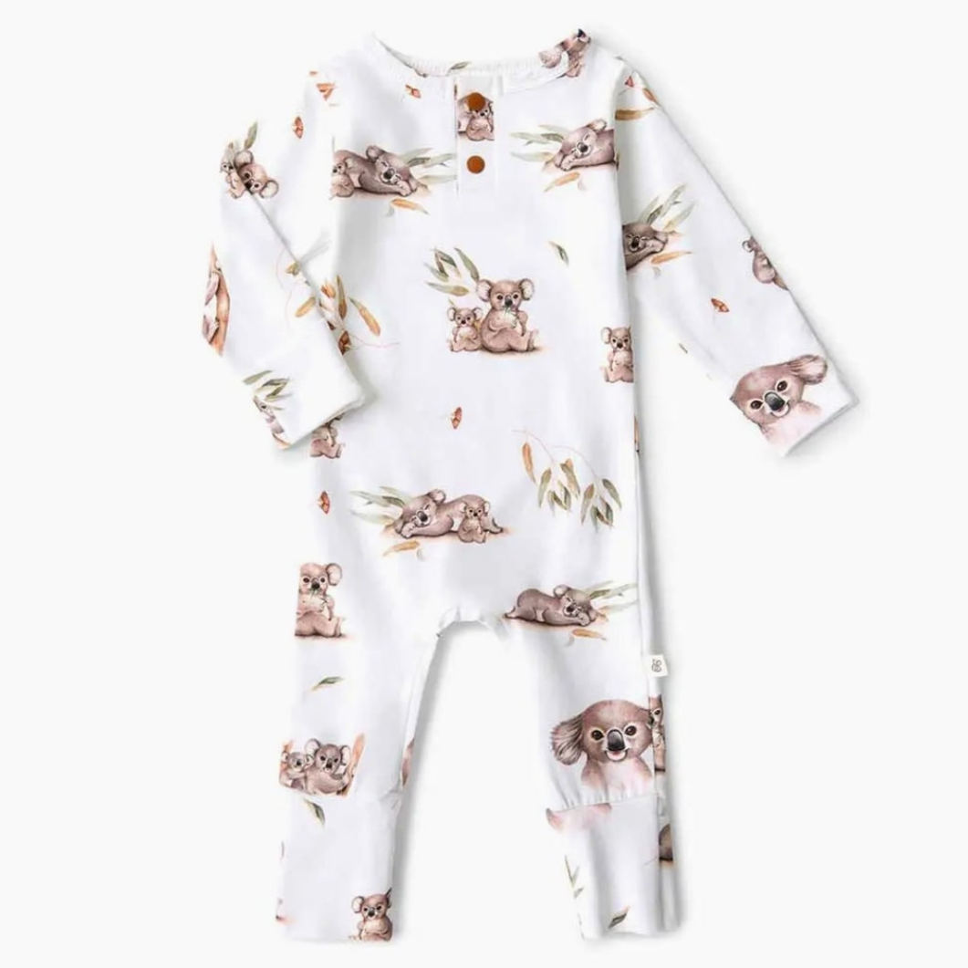 Snuggle Hunny Koala Organic Growsuit, 0-3 Months