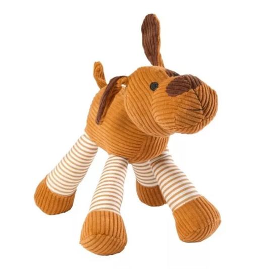 Fun Plush Dog Squeaker Toy, Large