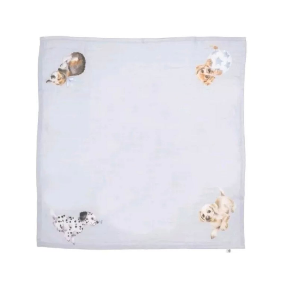 Wrendale Designs 'Little Paws' Dog Muslin Gift Set. Brand New Collection