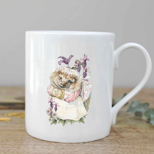 Mrs Tiggy-Winkle Small Mug in a Gift Box. Fine China. By Toasted Crumpet