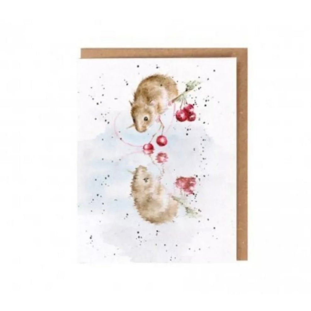 Wrendale Designs 'The Berry Best' Mouse Card, With Wild Seeds. Any Occasion