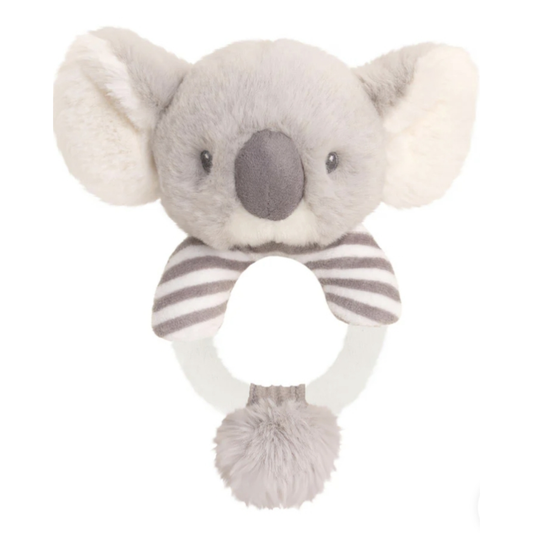 Keeleco Cozy Koala Ring Rattle. Keel Toys. 14cm