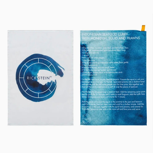 Rick Stein Tea Towel Recipe / Logo, Set of 2
