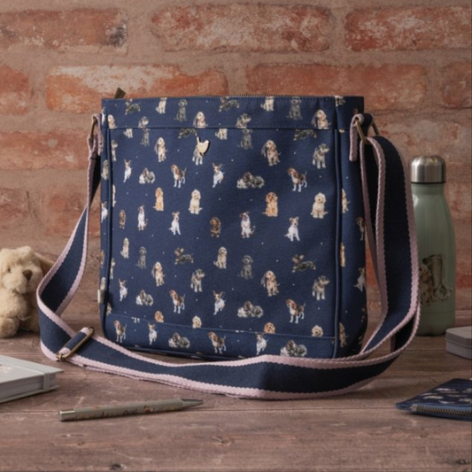 Wrendale Designs Eveyday Bag, A Dog's Life Dog Cross Body Bag.