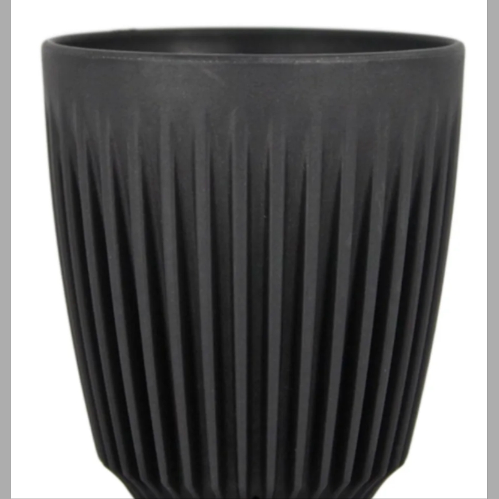 Huskee Reuseable Coffee Cup In Charcoal With Lid 8oz