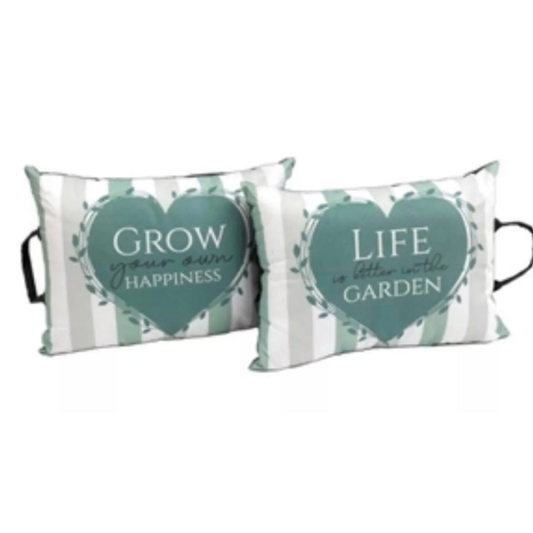 Plush Garden Kneeler. 'Flower Shop' Kneeling Cushion Pad. In 2 Designs