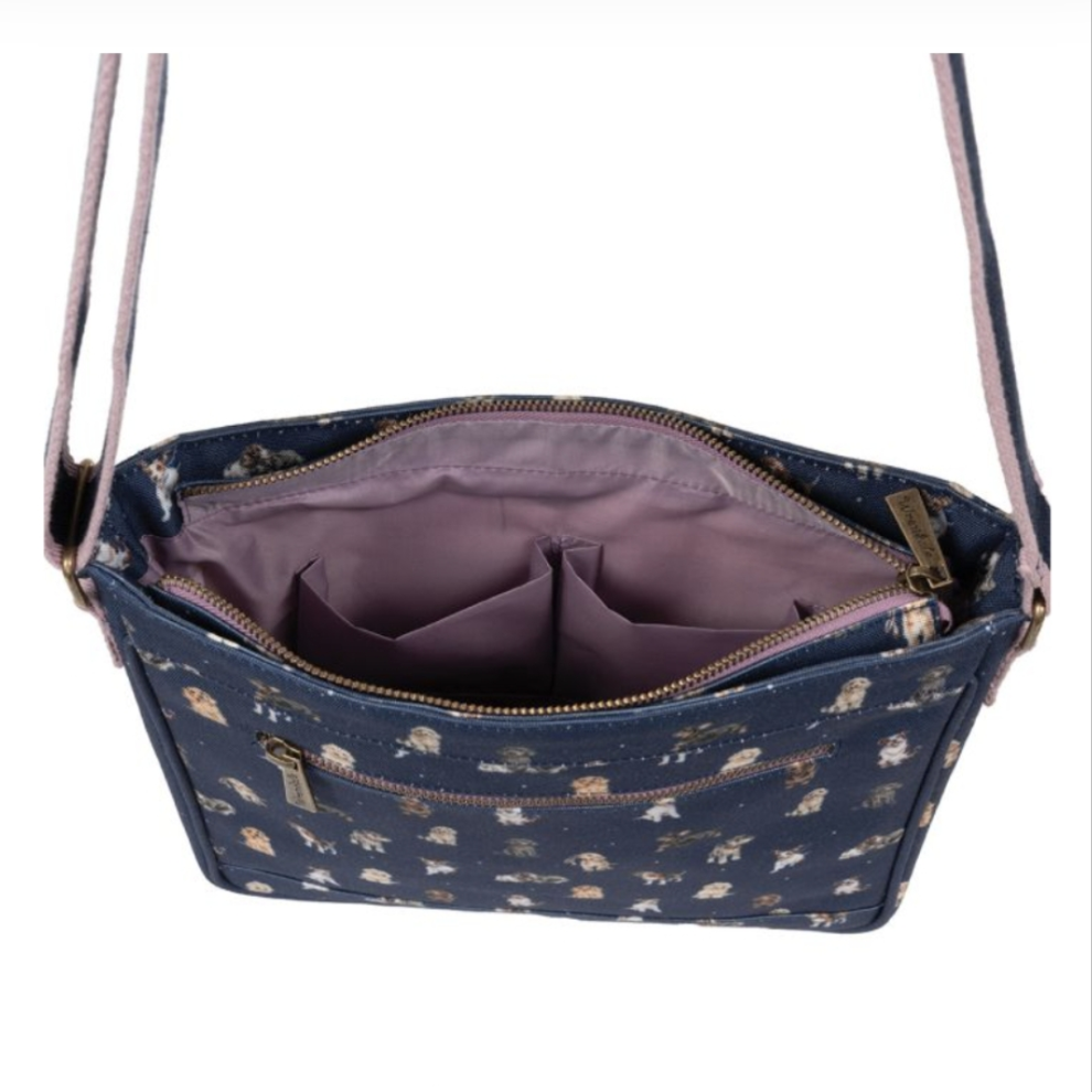 Wrendale Designs Eveyday Bag, A Dog's Life Dog Cross Body Bag.