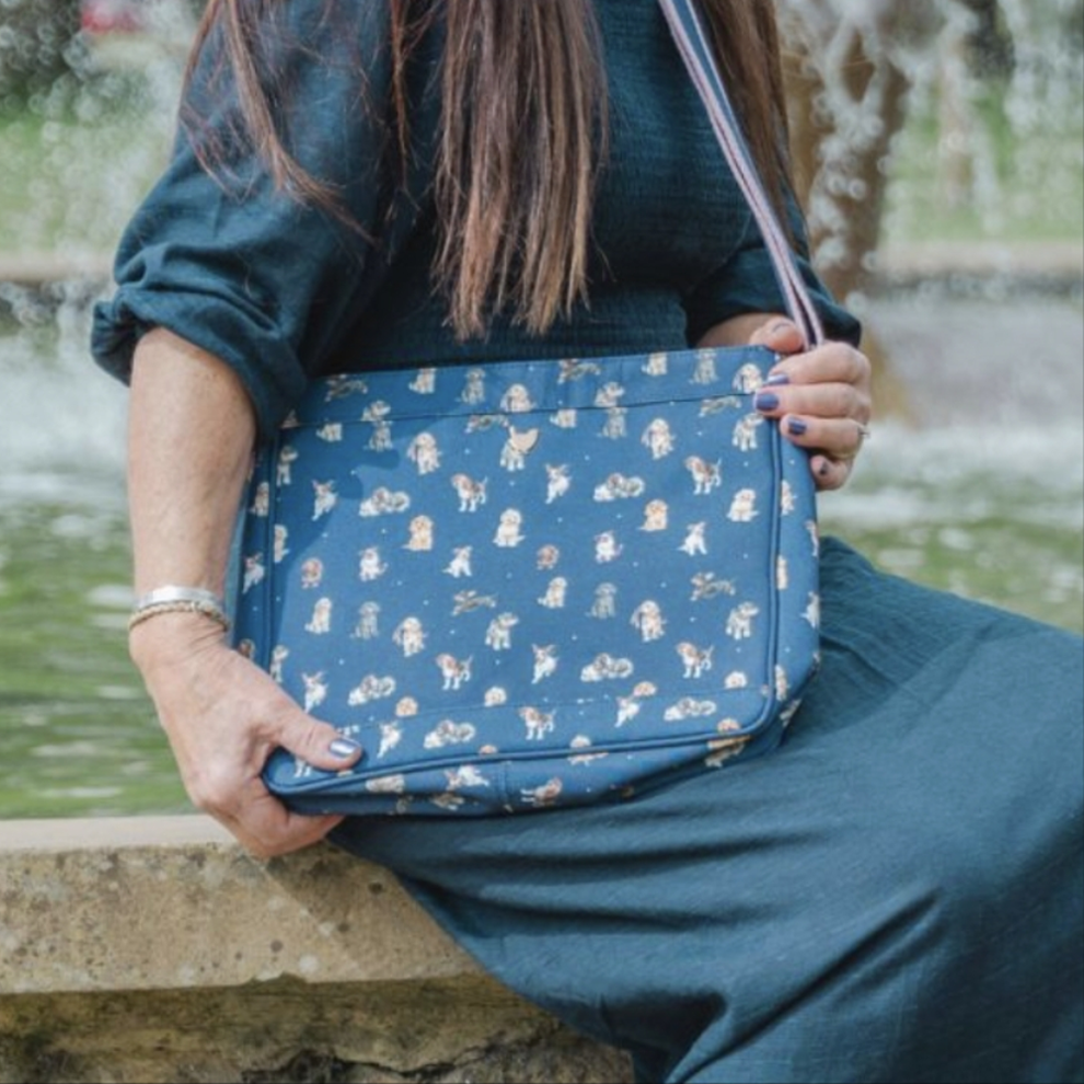 Wrendale Designs Eveyday Bag, A Dog's Life Dog Cross Body Bag.