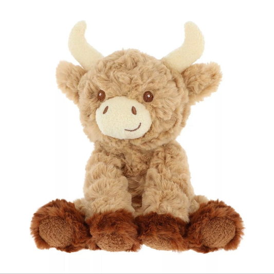 Keel Toys KeelEco Hamish Highland Cow Plush Soft Toy 15cm