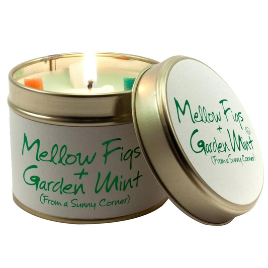 Lily-Flame Mellow Fig & Garden Mint Candle. Scented Candle