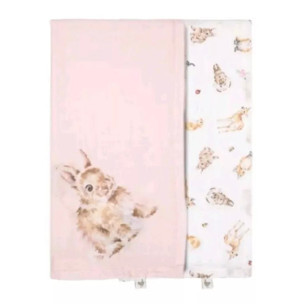 Wrendale Designs 'Little Forest' Woodland Animal Muslin Gift Set. New Collection