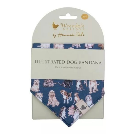 Wrendale Designs Dog Bandana, Size XS /S.