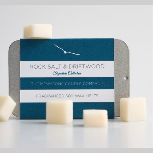 The Mewstone Candle Company 'Rock Salt & Driftwood' Wax Melt Slider Tin