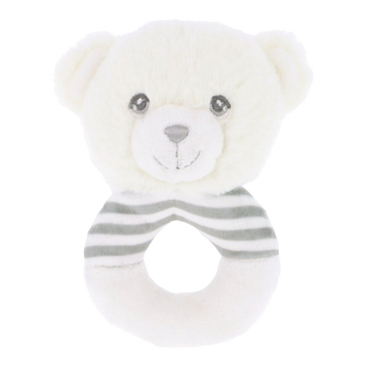 Keeleco Bear Ring Rattle. Keel Toys. 14cm