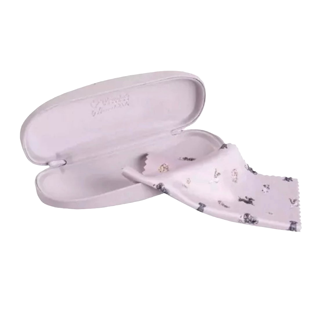 Wrendale Designs 'Growing Old Together' Dog Glasses Case. Spaniel & Labrador