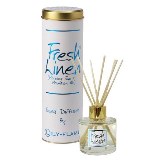 Lily-Flame Fresh Linen Reed Diffuser