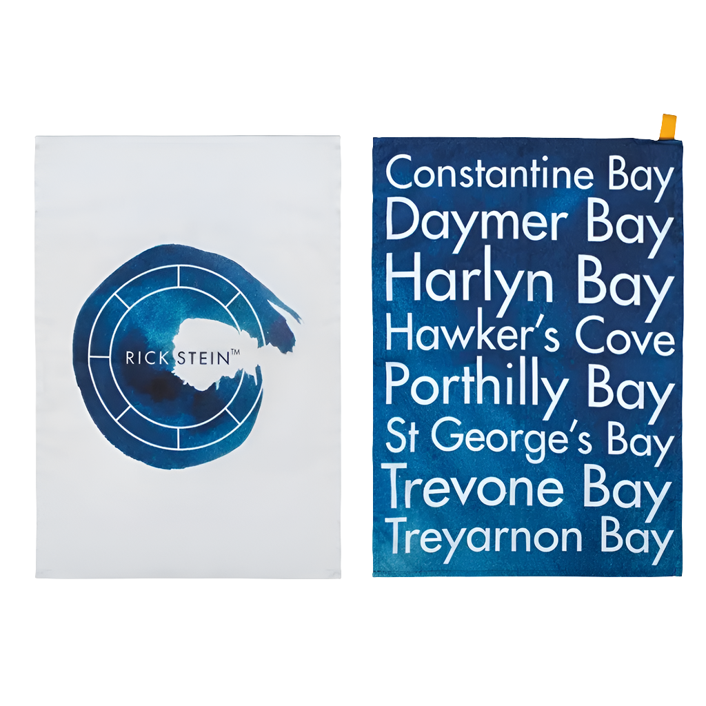 Rick Stein Tea Towel Coves/ Logo, Set of 2